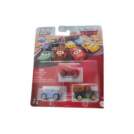 Pack X3 Autitos Coleccionables Cars Mini Corredores 001