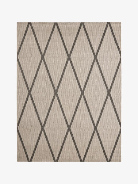 ALFOMBRA ROMBOS BEIGE (V)