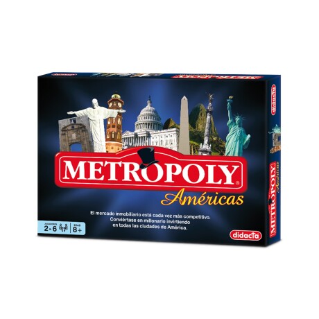 Juego de mesa Metropoly Américas Didacta Juego de mesa Metropoly Américas Didacta