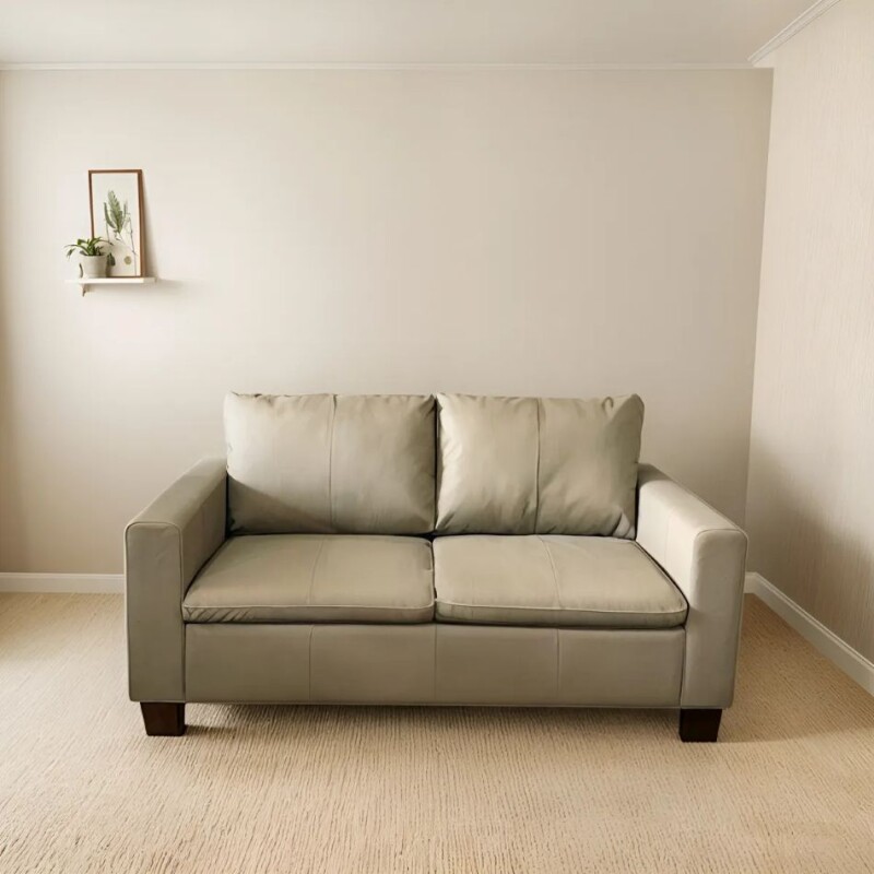 SOFA 100% CUERO - MODELO BLANC - 2 CUERPOS - AVELLANA SOFA 100% CUERO - MODELO BLANC - 2 CUERPOS - AVELLANA