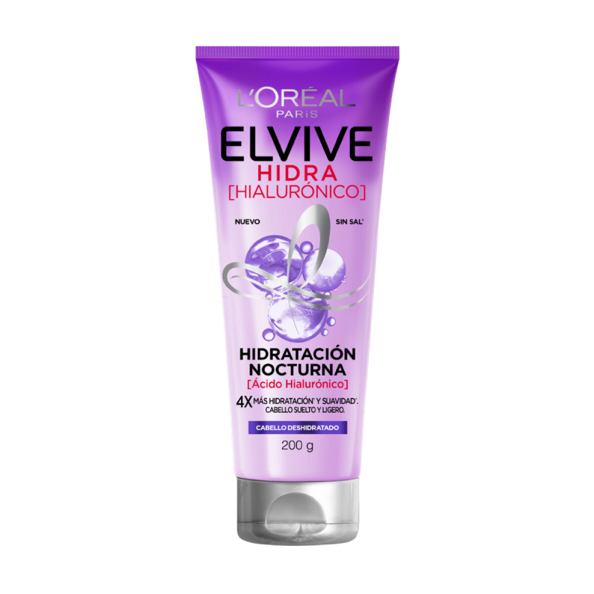 Crema L'Oréal Paris Elvive Tratamiento Hidratación Nocturna 200gr 
