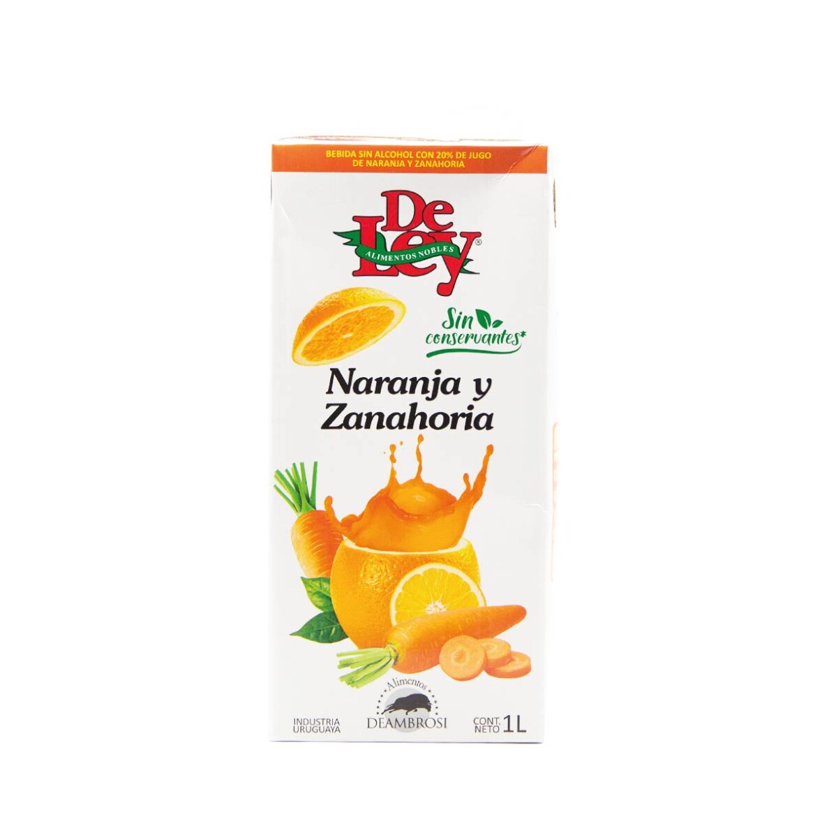 JUGO DE LEY 1LITRO NARANJA ZANAHORIA 