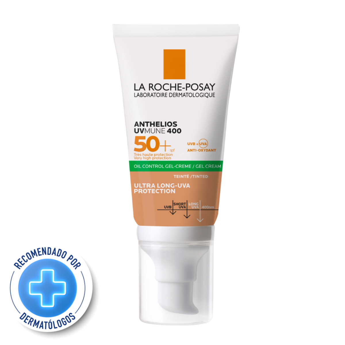 La Roche Posay Anthelios UVMune 400 SPF 50+ Gel Crema Oil Control Con Color 50 ml 