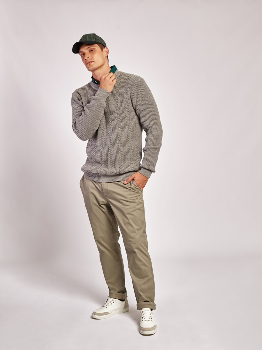 Pantalón comfort jogger - caqui 