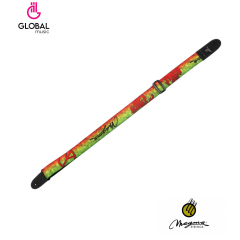Correa Para Guitarra Magma Poliéster Reggae c/logo Correa Para Guitarra Magma Poliéster Reggae c/logo