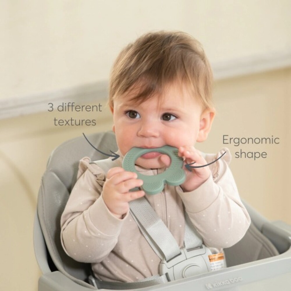 Mordillo silicona KIKKABOO sage mint