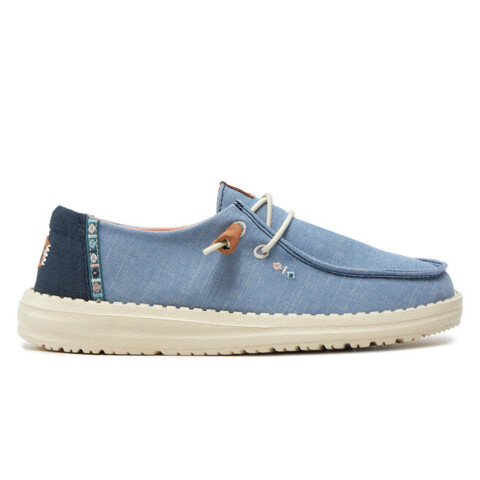 Wendy Chambray Boho - Mujer Blue