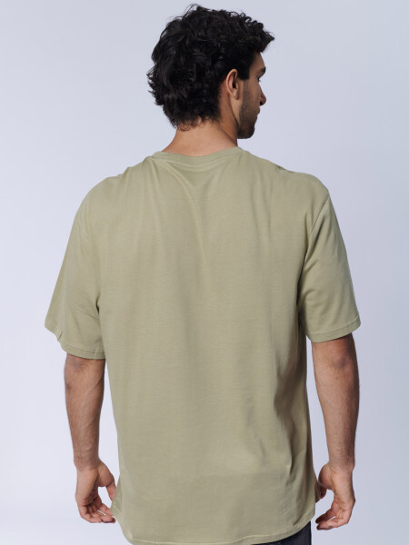 Remera oversize Parche Verde