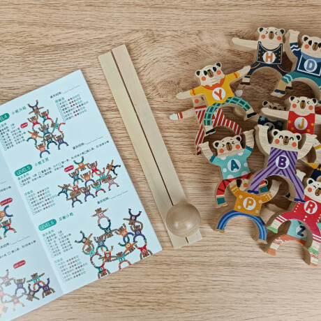 Juego de jenga de balanceo ositos Sc
