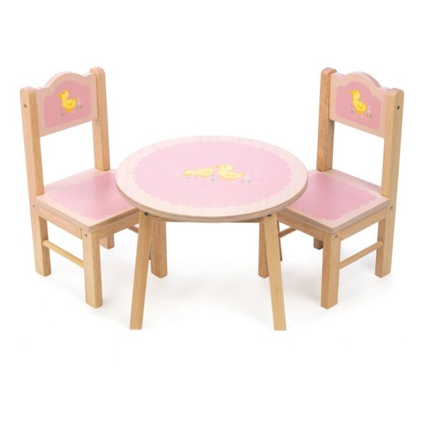 Juego Mesa Y Sillas Madera Niños Infantil Tender Leaf Juego Mesa Y Sillas Madera Niños Infantil Tender Leaf