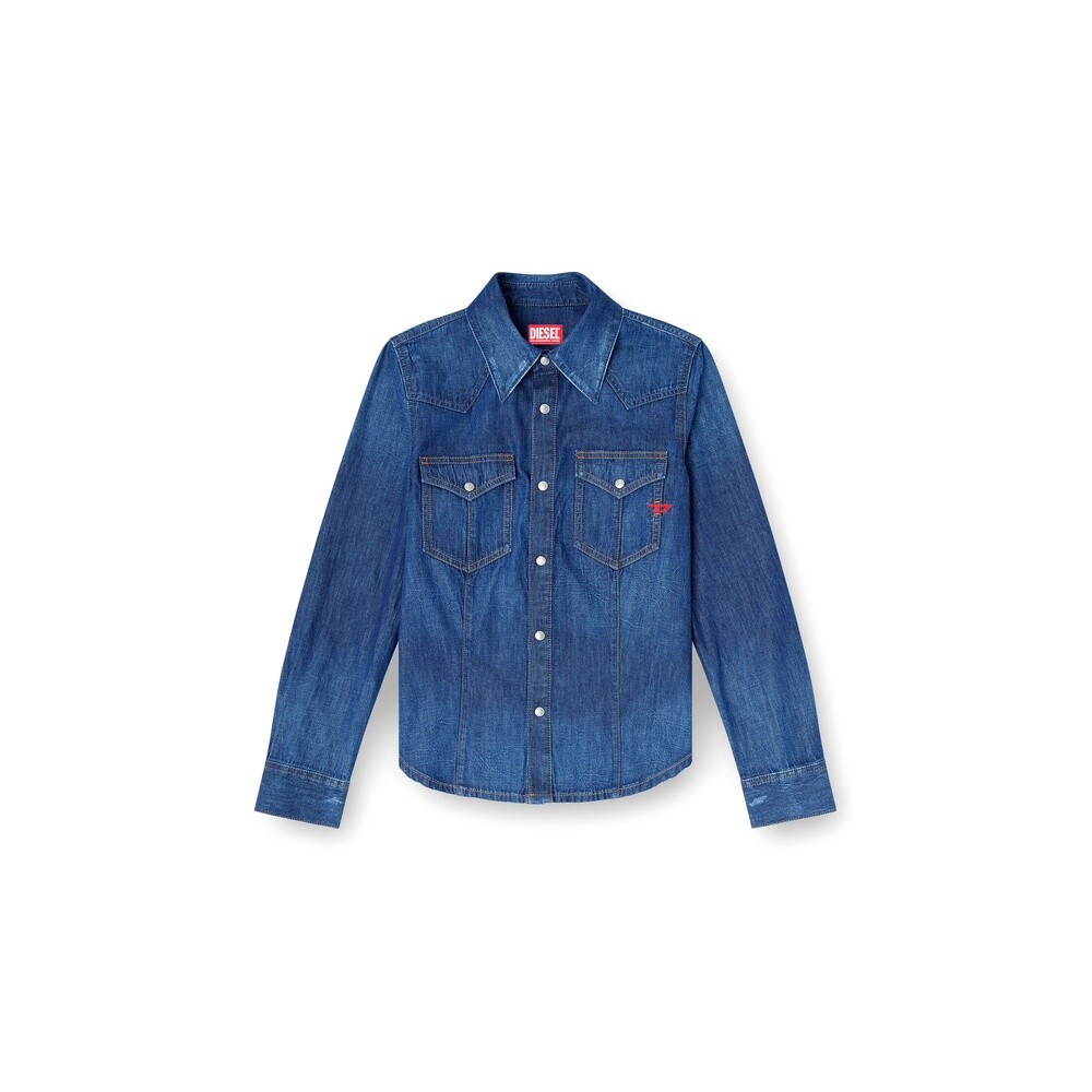 Camisa Para Mujer De-Waves Shirt Azul