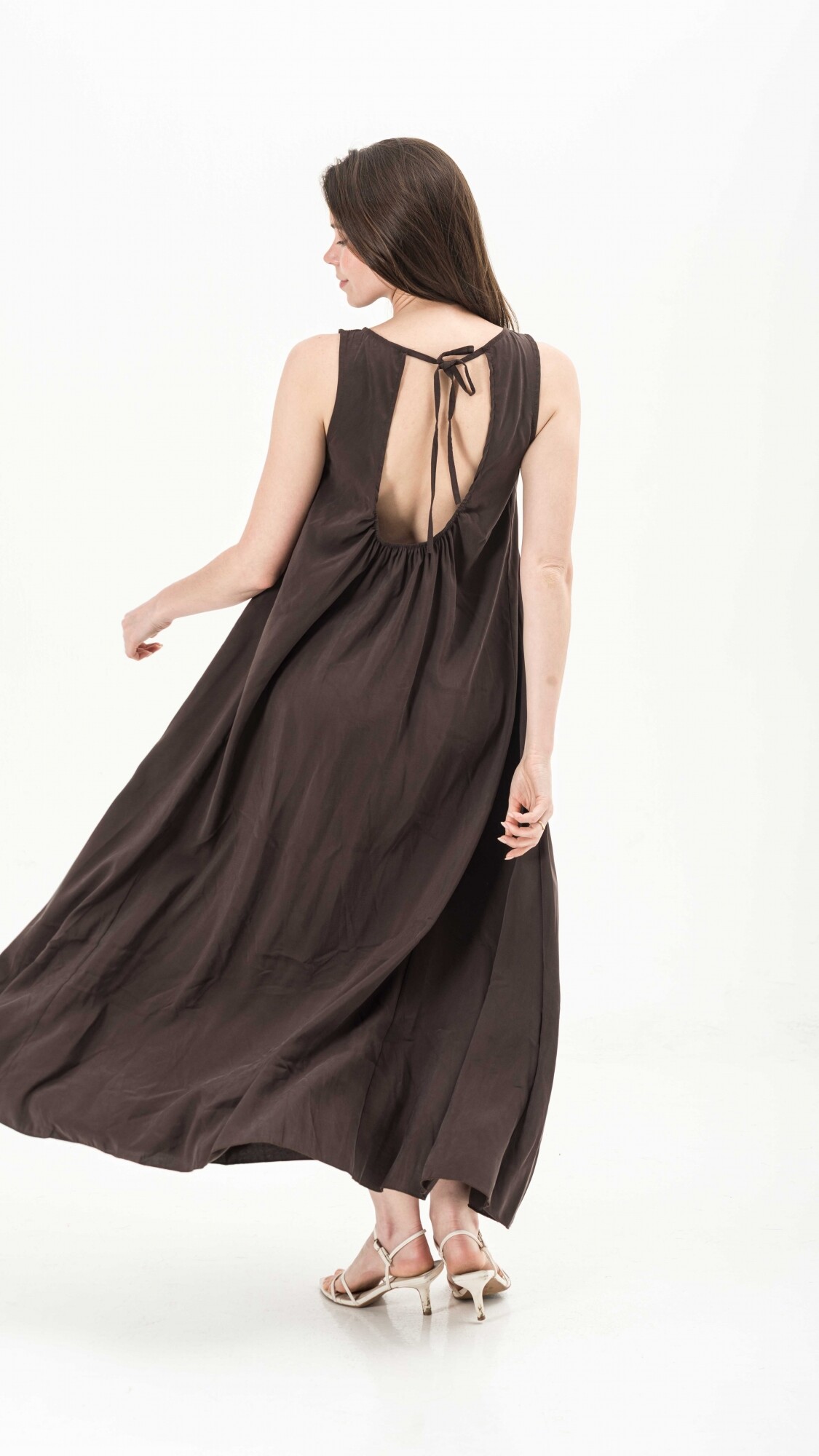VESTIDO LIZE MARRÓN