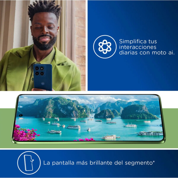 Motorola Edge 60 12gb 512gb Ip69 CEL MOTOROLA EDGE 60 12/512GB VERDE