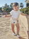 Pantalon Bombacho Ikat Blanco Roto