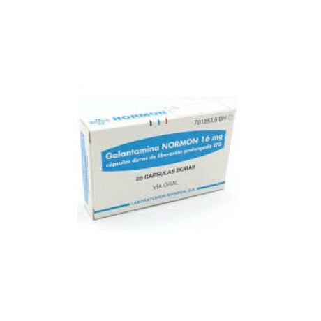 Galantamina Normon 16mg 28 Cápsulas Galantamina Normon 16mg 28 Cápsulas