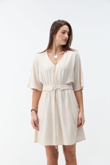VESTIDO GERANIO Beige