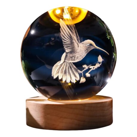 Lampara Veladora 3D Colibri 001