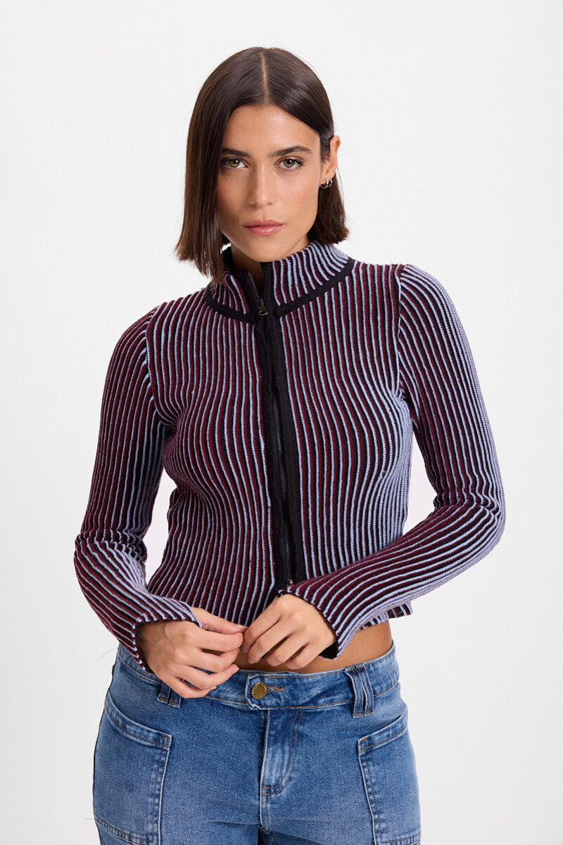 Campera Tornasol Bordeaux