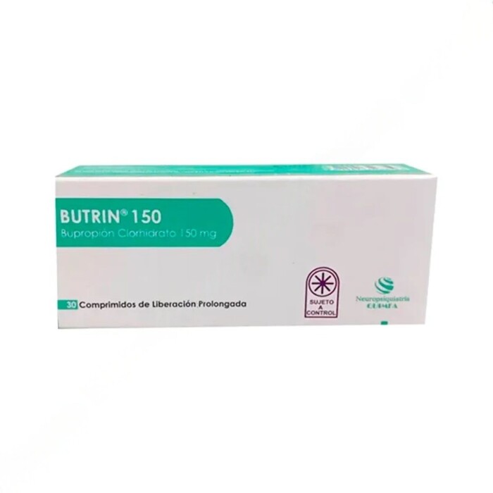 BUTRIN 150 MG CJ X 30 COMP.LIB. PROLONG. única