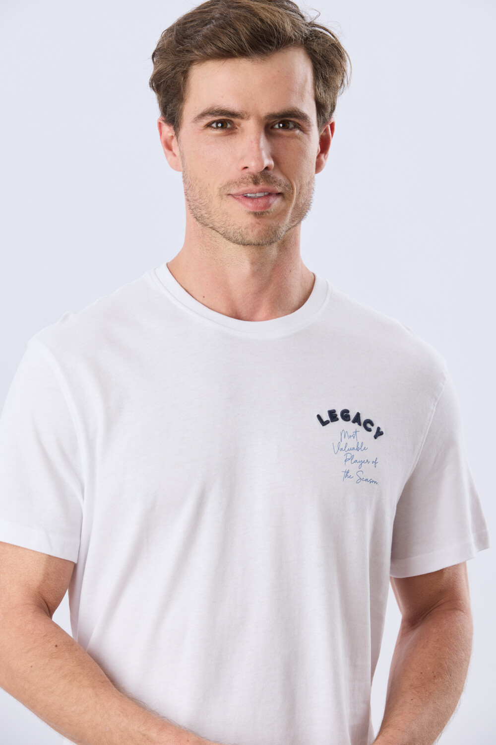REMERA ESTAMPADA DE ALGODÓN Blanco