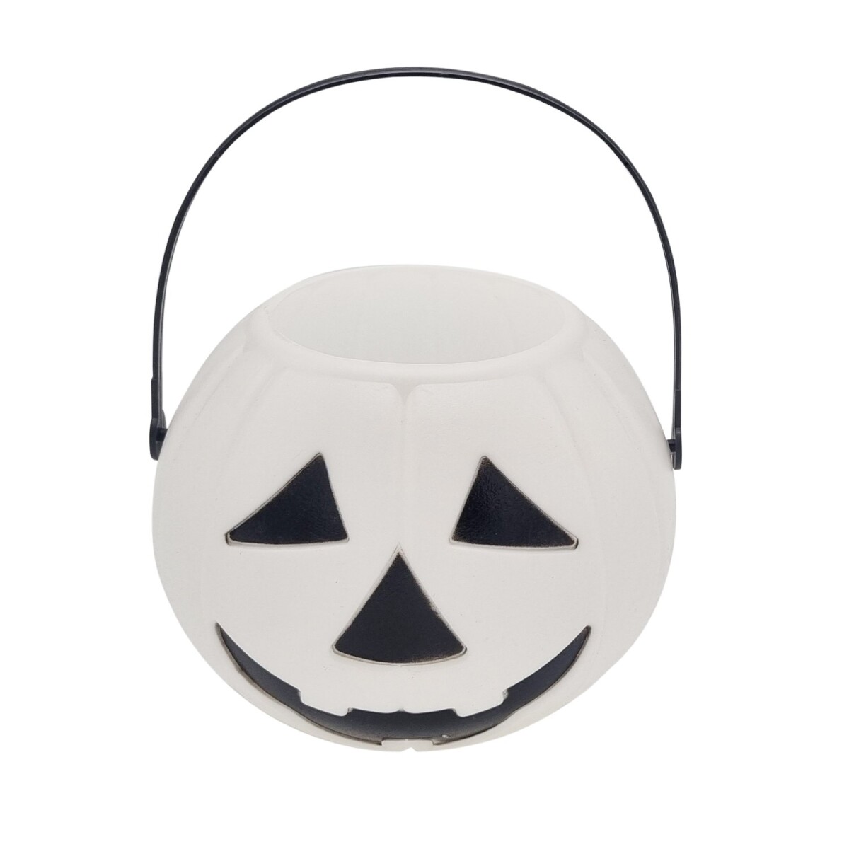 Tacho Portacaramelos Halloween Calabaza Golosinas Disfraz - Variante Color Blanco 