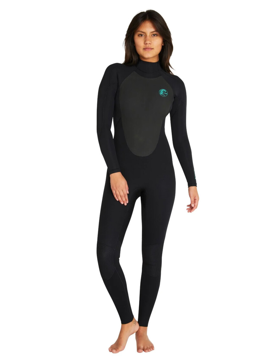 Focus Dama 3/2mm - Full Wetsuit Back Zip - Negro 