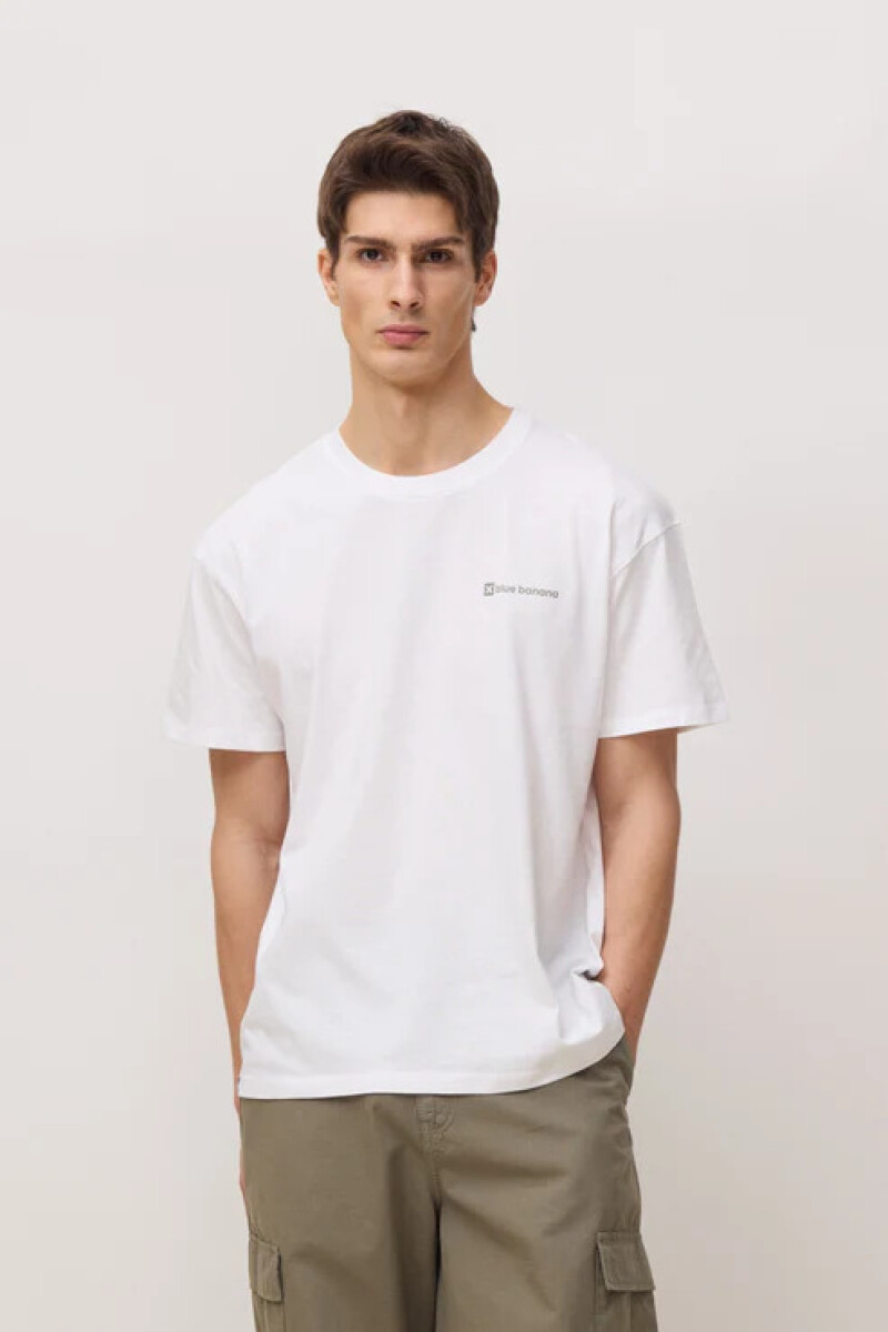 WHITE GRAVITY TEE Blanco