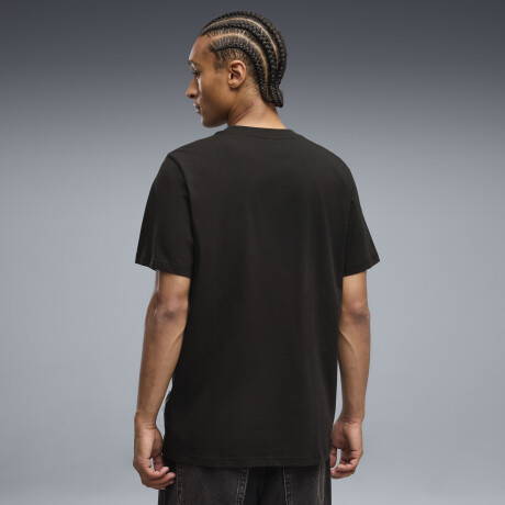 Ferrari tonal Shield Tee 63700401 Negro