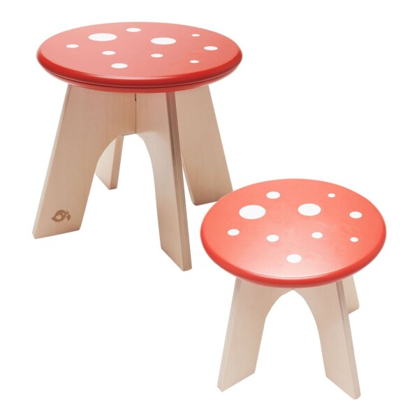 Juguete Banco De Hongo Tender Leaf Madera Infantil Niño Juguete Banco De Hongo Tender Leaf Madera Infantil Niño