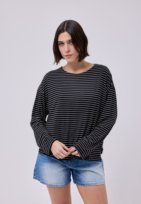 Remera Raya Negro
