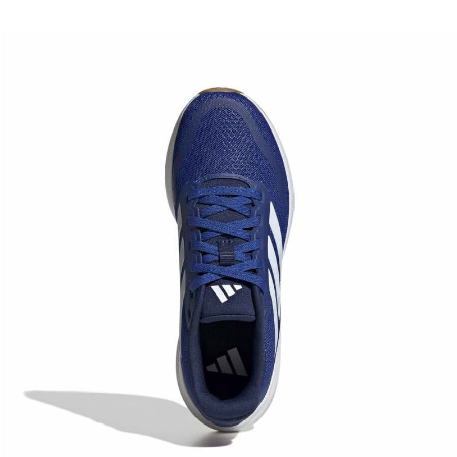 Championes Unisex Adidas Run Falcon 5 JRS Azul Francia - Blanco