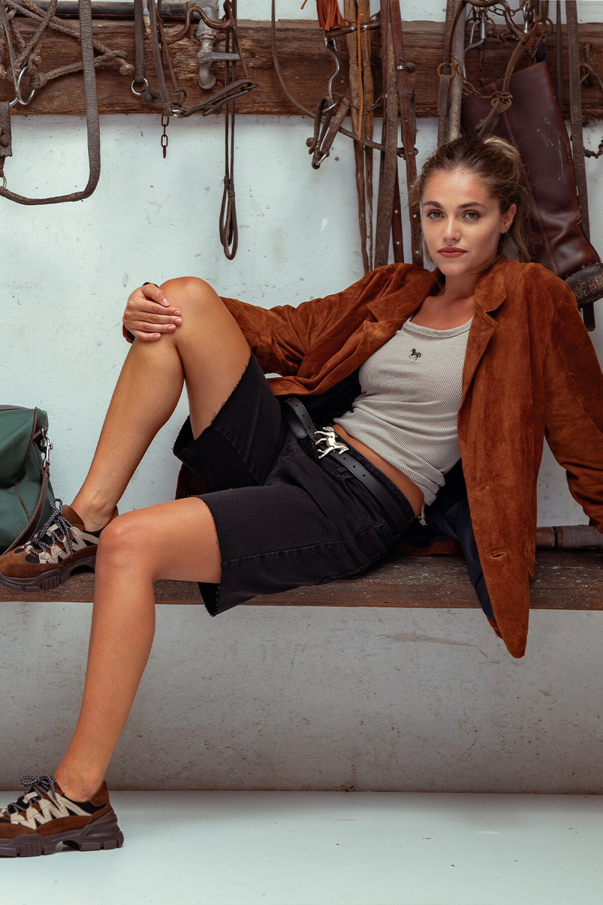 Horsy T Shirt Beige / Crudo