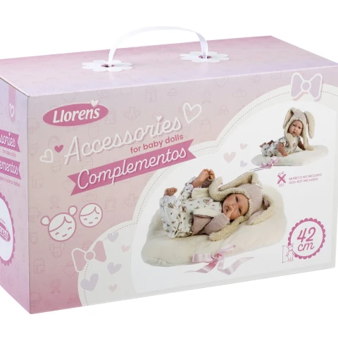Vestido Complemento Bebe Llorens Conejito Cojin Juguete Vestido Complemento Bebe Llorens Conejito Cojin Juguete