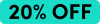 20% off agosto