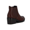 Botas Mujer Darkness Con Elástico Taco Bajo Marron