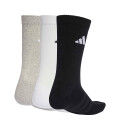 Medias Unisex Adidas Sport Wear 3 Pares Negro - Blanco - Gris