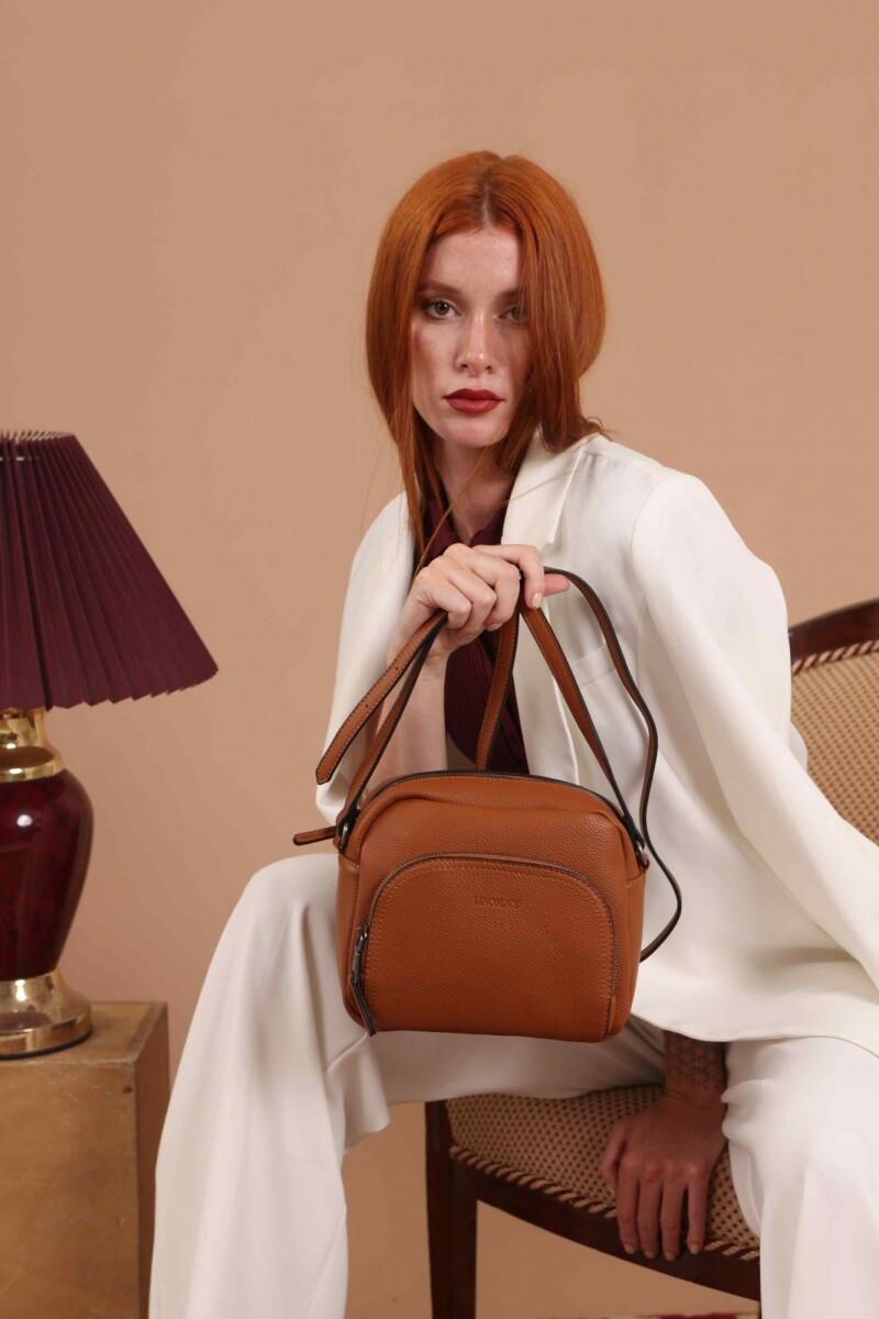 BANDOLERA MORRAL SANDALO - HABANO 