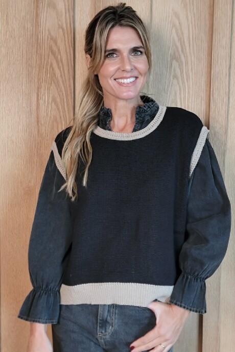 Chaleco Galaxia Negro