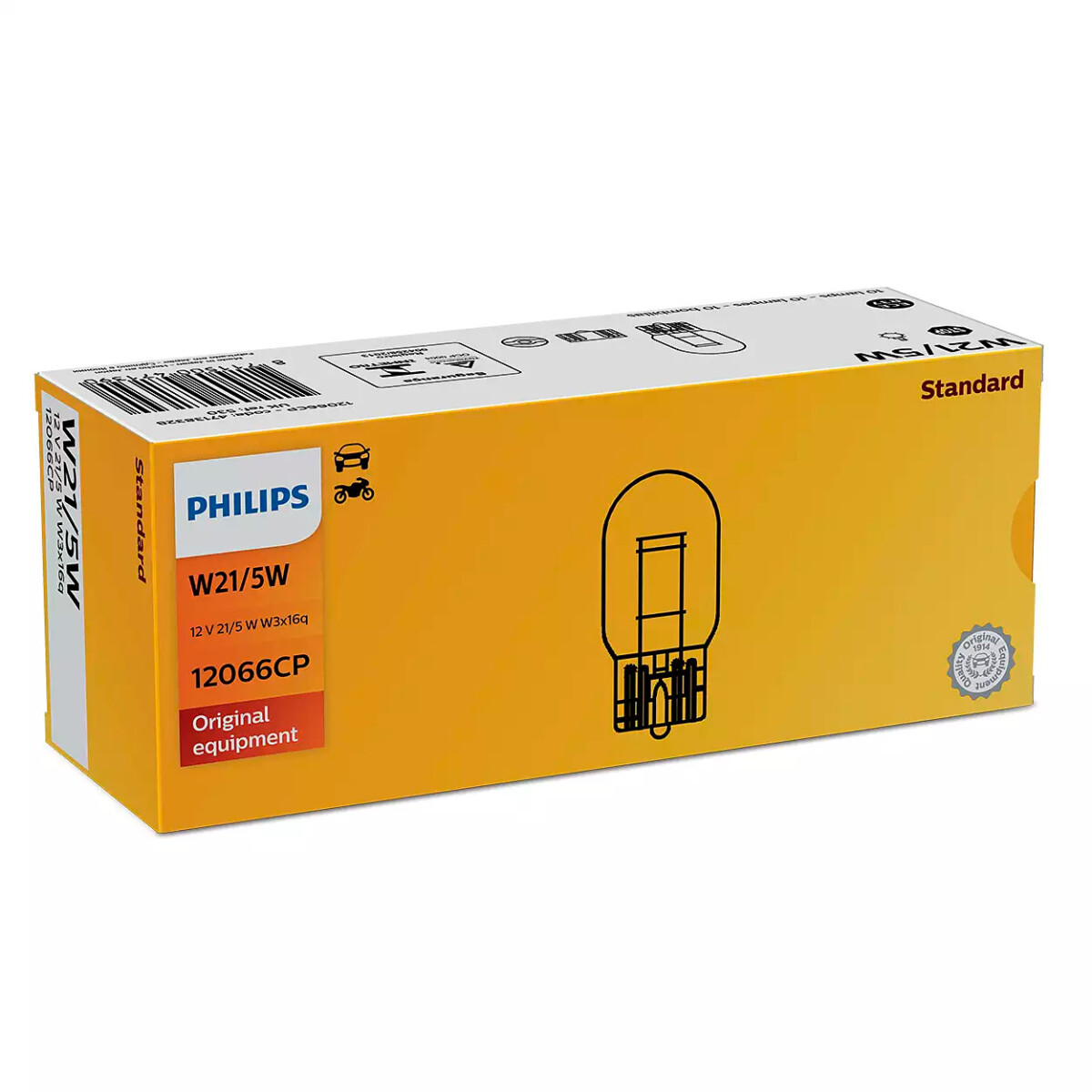 LAMPARA - IMPRESO 12V 21-5W GIGANTE = T.201 PHILIPS 