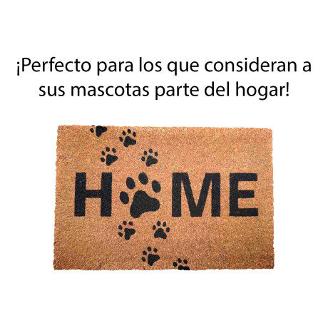 Alfombra Puerta Entrada Felpudo Coco Goma 40X60 Home Huellita