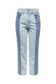 Jeans Megan Color Block Light Blue Denim