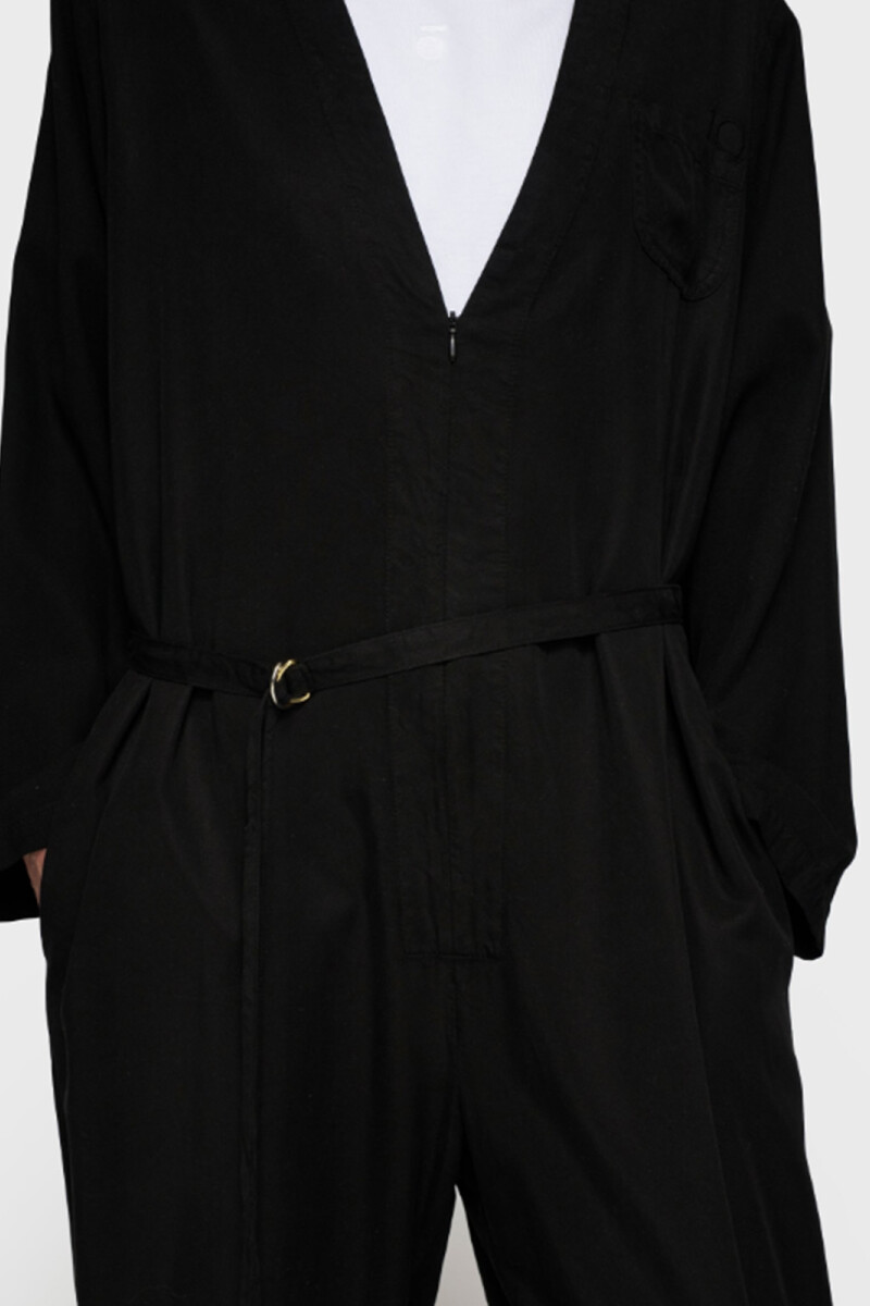 COMFORT JUMPSUIT TENCEL Negro