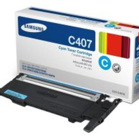 Samsung - Toner Original - CLTC407S - Original, para CLP-320, CLP-320N, CLP-325, CLP-325W, CLX-3185, 001