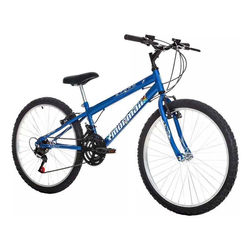 Bicicleta Rodado 24 Mormaii 18 Velocidades Storm Vbrake Azul Bicicleta Rodado 24 Mormaii 18 Velocidades Storm Vbrake Azul