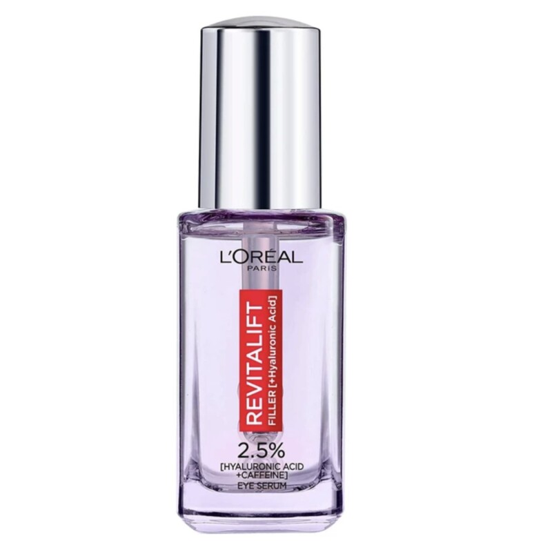 Sérum para ojos L'Oreal Revitalift con ácido hialurónico + cafeína Sérum para ojos L'Oreal Revitalift con ácido hialurónico + cafeína