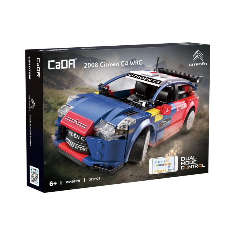 Auto Citroën C4 WRC para armar a control remoto CaDA Auto Citroën C4 WRC para armar a control remoto CaDA