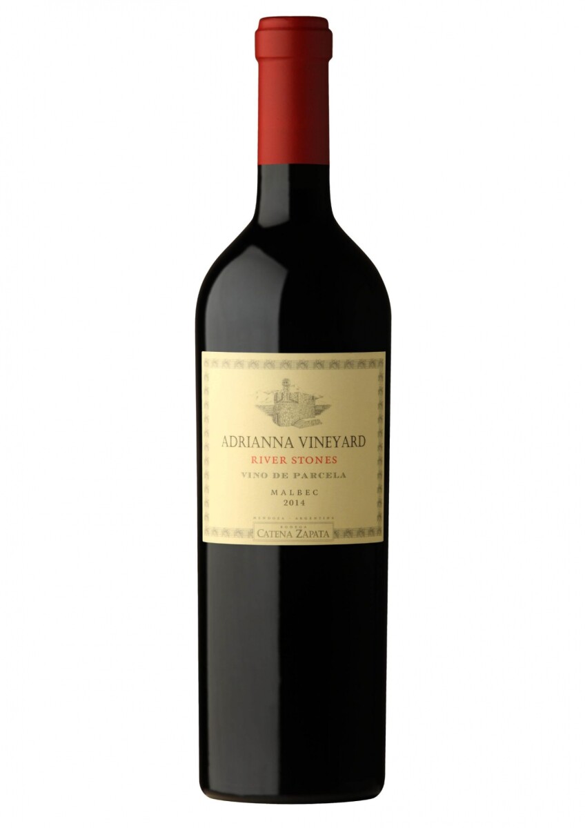 Vino ADRIANNA VINEYARD River Stones Malbec cosecha 2021 y 2022 750ml. 