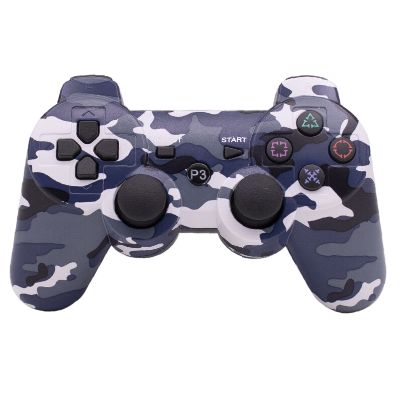 Joystick Inalambrico Ps3 Camuflado Azul Joystick Inalambrico Ps3 Camuflado Azul