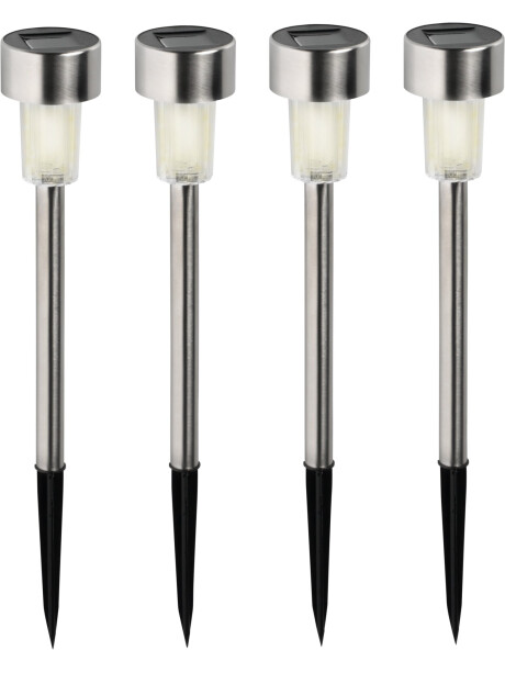 Lámpara solar ALK Ø6xA37cm 4 unidades Lámpara solar ALK Ø6xA37cm 4 unidades