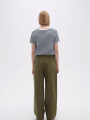 Pantalon Flowa Verde Oliva